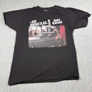 In N Out Burger Shirt Mens L Black  48 Special 2024 Tour Graphic Short Sleeve Te